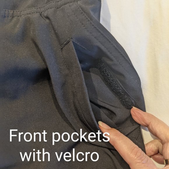 Louis Garneau Women’s Bike Walking Padded Pockets Reflective Black Short… - Picture 5 of 13